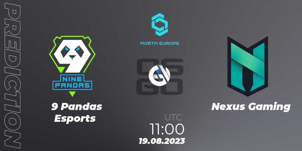 9 Pandas Esports - Nexus Gaming: Maç tahminleri. 19.08.2023 at 11:00, Counter-Strike (CS2), CCT North Europe Series #7