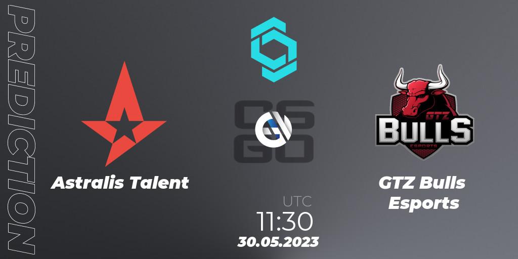 Astralis Talent - GTZ Bulls Esports: Maç tahminleri. 30.05.23, CS2 (CS:GO), CCT North Europe Series 5