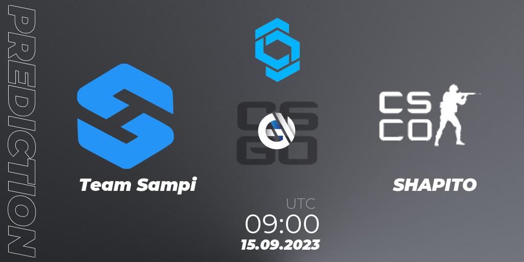Team Sampi - SHAPITO: Maç tahminleri. 15.09.2023 at 09:00, Counter-Strike (CS2), CCT East Europe Series #2