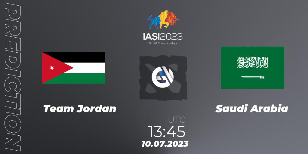 Team Jordan - Saudi Arabia: Maç tahminleri. 10.07.2023 at 14:45, Dota 2, Gamers8 IESF Asian Championship 2023