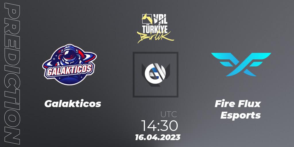 Galakticos - Fire Flux Esports: Maç tahminleri. 16.04.2023 at 14:30, VALORANT, VALORANT Challengers 2023: Turkey Split 2 - Regular Season