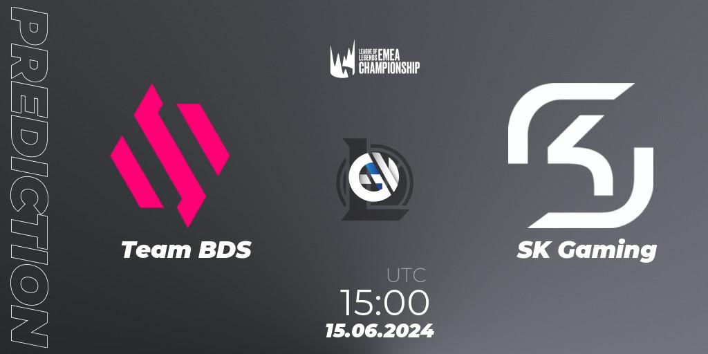Team BDS - SK Gaming: Maç tahminleri. 15.06.2024 at 15:00, LoL, LEC Summer 2024 - Regular Season