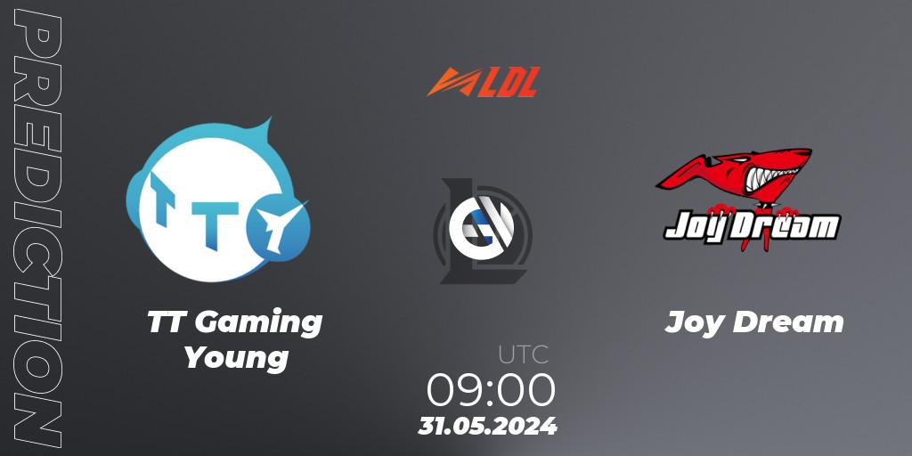 TT Gaming Young - Joy Dream: Maç tahminleri. 31.05.2024 at 09:00, LoL, LDL 2024 - Stage 2