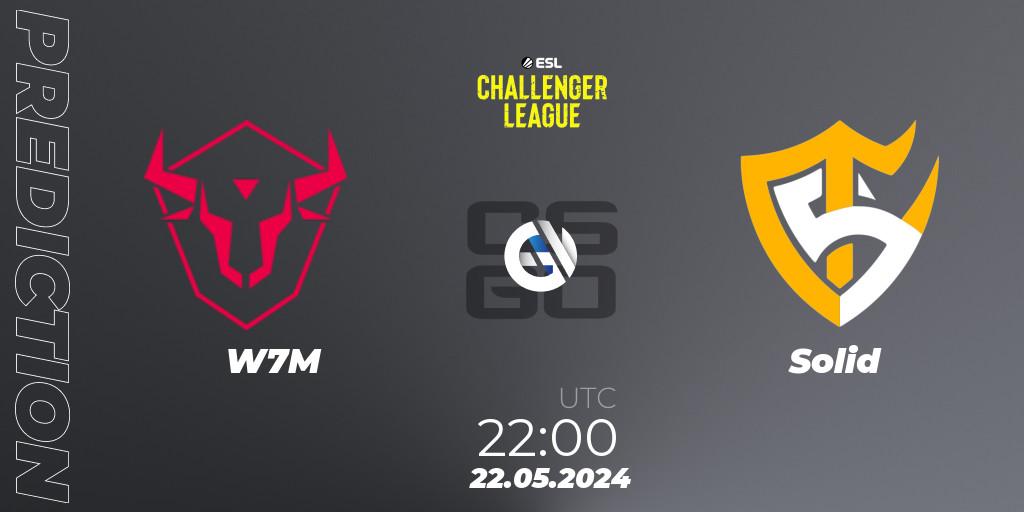W7M - Solid: Maç tahminleri. 22.05.2024 at 22:00, Counter-Strike (CS2), ESL Challenger League Season 47: South America