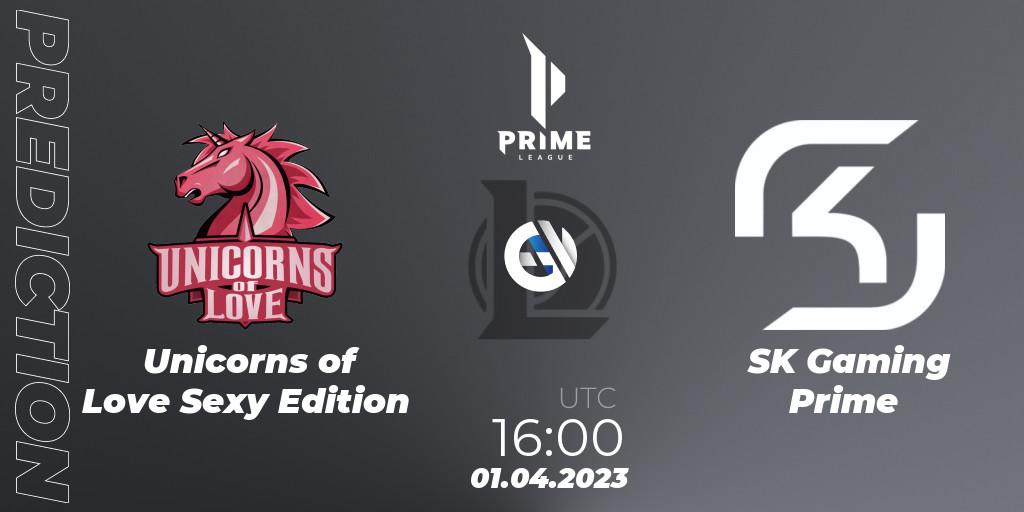 Unicorns of Love Sexy Edition - SK Gaming Prime: Maç tahminleri. 01.04.23, LoL, Prime League Spring 2023 - Playoffs