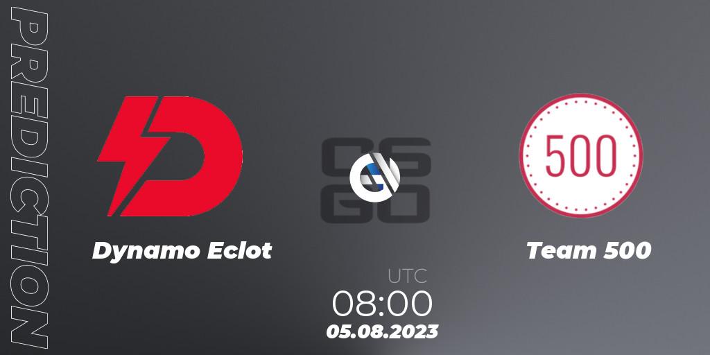 Dynamo Eclot - Team 500: Maç tahminleri. 05.08.2023 at 08:00, Counter-Strike (CS2), European Pro League Season 10: Division 2