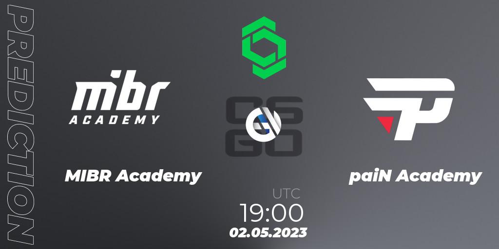 MIBR Academy - paiN Academy: Maç tahminleri. 02.05.2023 at 19:00, Counter-Strike (CS2), CCT South America Series #7
