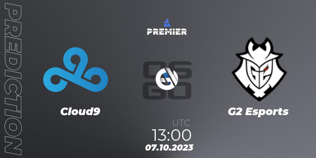 Cloud9 - G2 Esports: Maç tahminleri. 07.10.23, CS2 (CS:GO), BLAST Premier Fall Showdown 2023