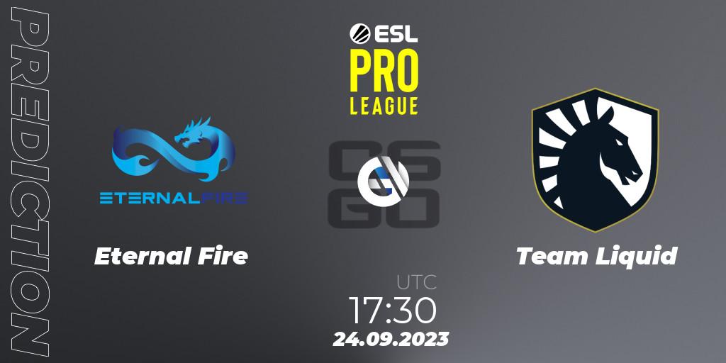 Eternal Fire - Team Liquid: Maç tahminleri. 24.09.2023 at 17:55, Counter-Strike (CS2), ESL Pro League Season 18