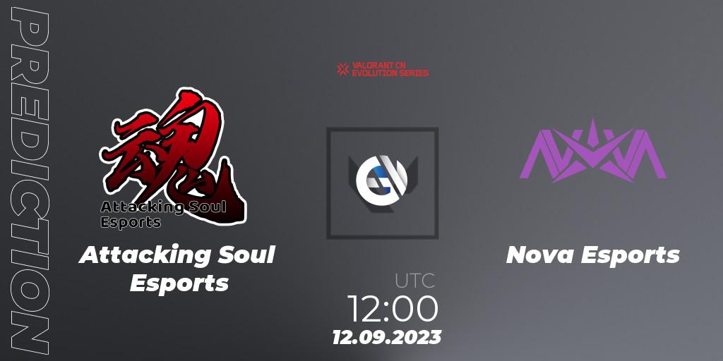Attacking Soul Esports - Nova Esports: Maç tahminleri. 12.09.2023 at 12:00, VALORANT, VALORANT China Evolution Series Act 1: Variation - Play-In