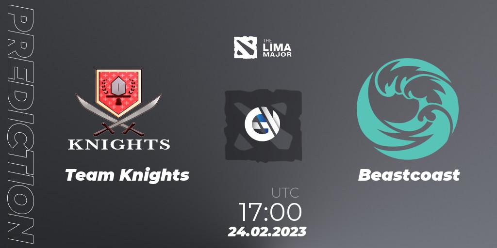 Team Knights - Beastcoast: Maç tahminleri. 24.02.2023 at 17:25, Dota 2, The Lima Major 2023