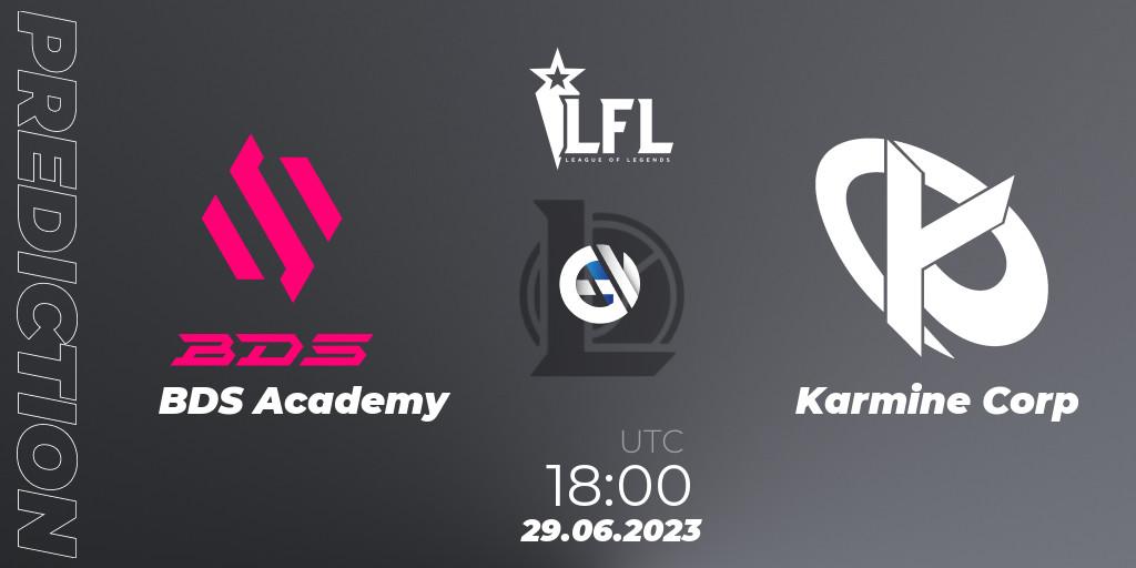 BDS Academy - Karmine Corp: Maç tahminleri. 29.06.2023 at 18:00, LoL, LFL Summer 2023 - Group Stage