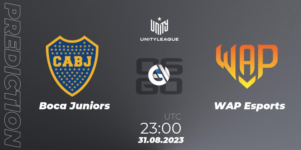 Boca Juniors - WAP Esports: Maç tahminleri. 31.08.2023 at 23:00, Counter-Strike (CS2), LVP Unity League Argentina 2023