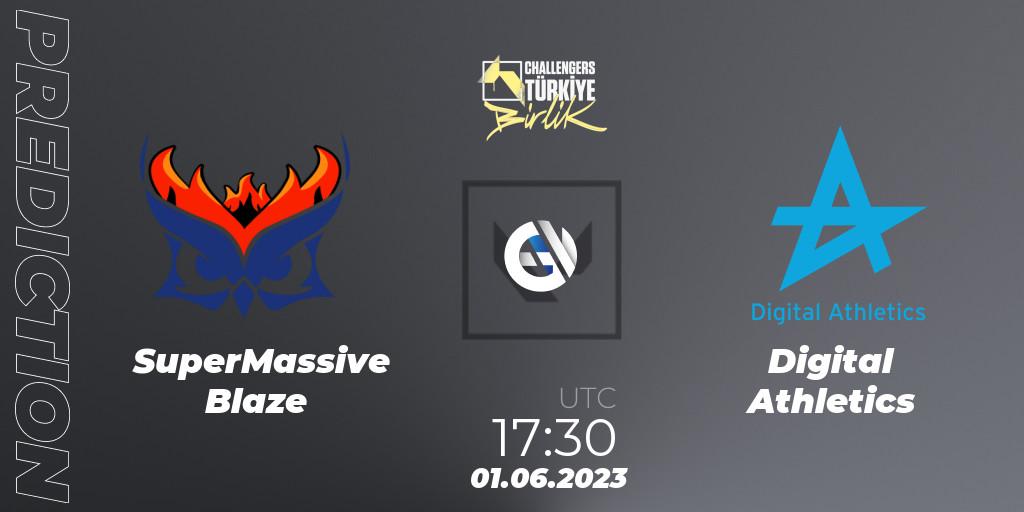 SuperMassive Blaze - Digital Athletics: Maç tahminleri. 01.06.23, VALORANT, VALORANT Challengers 2023 Turkey: Birlik Split 2 - Playoffs