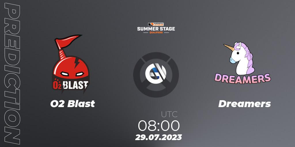 O2 Blast - Dreamers: Maç tahminleri. 29.07.23, Overwatch, Overwatch League 2023 - Summer Stage Qualifiers