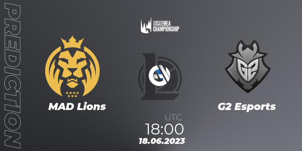 MAD Lions - G2 Esports: Maç tahminleri. 18.06.23, LoL, LEC Summer 2023 - Regular Season