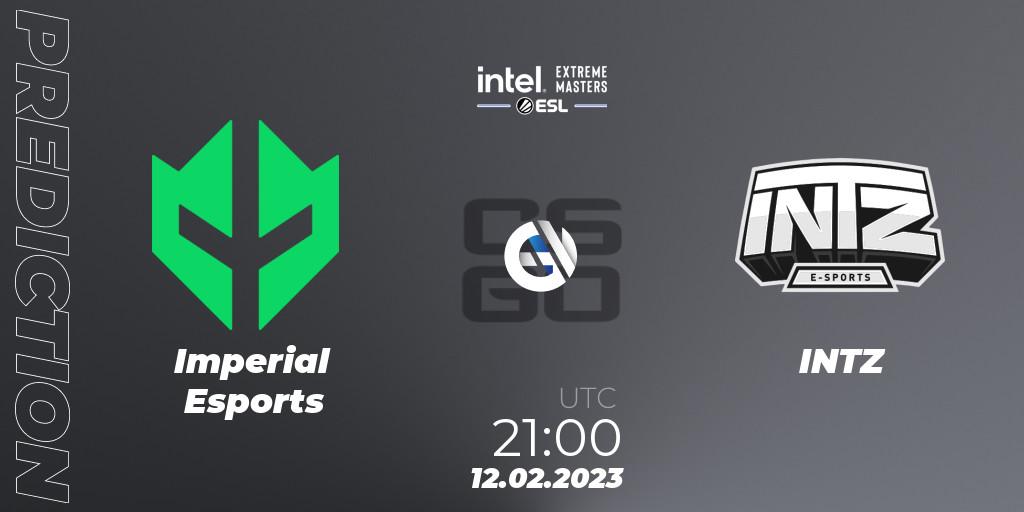 Imperial Esports - INTZ: Maç tahminleri. 12.02.2023 at 20:35, Counter-Strike (CS2), IEM Brazil Rio 2023 South America Open Qualifier 2