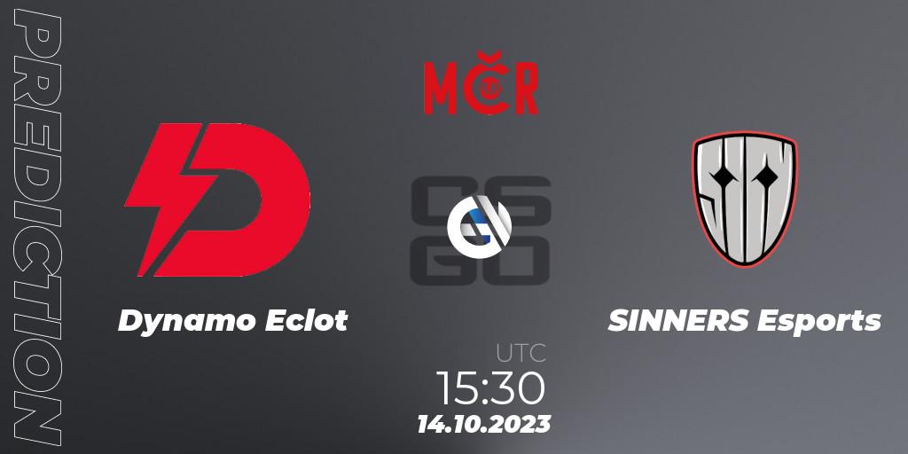Dynamo Eclot - SINNERS Esports: Maç tahminleri. 14.10.23, CS2 (CS:GO), Tipsport Cup Prague Fall 2023