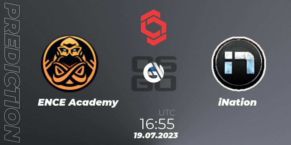 ENCE Academy - iNation: Maç tahminleri. 19.07.2023 at 16:55, Counter-Strike (CS2), CCT Central Europe Series #7: Closed Qualifier