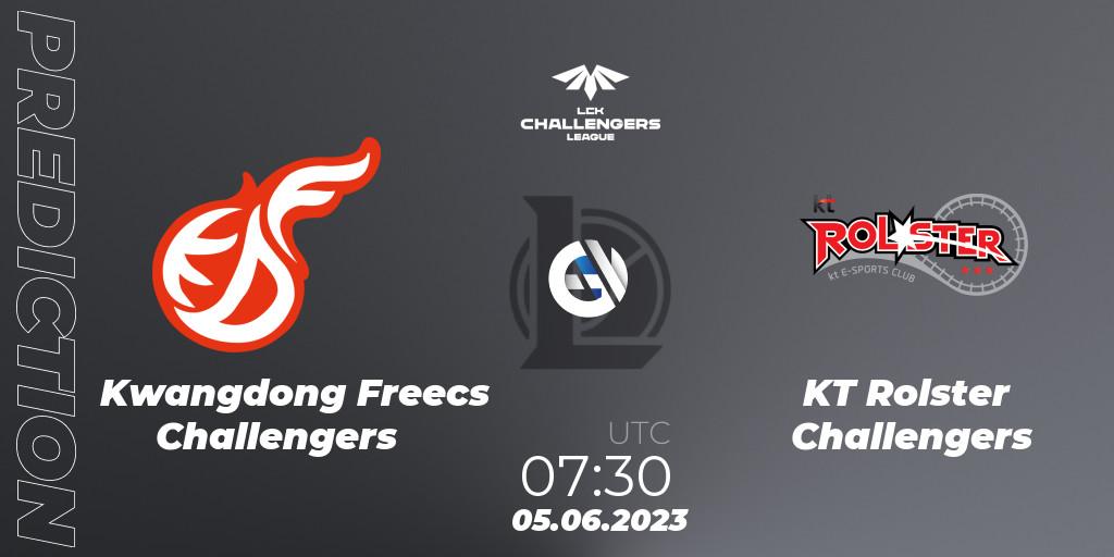 Kwangdong Freecs Challengers - KT Rolster Challengers: Maç tahminleri. 05.06.23, LoL, LCK Challengers League 2023 Summer - Group Stage