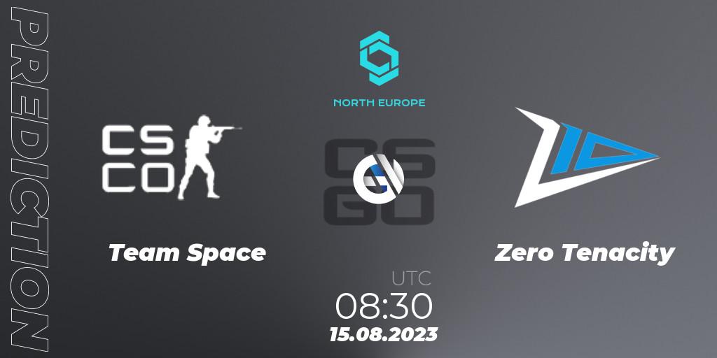Team Space - Zero Tenacity: Maç tahminleri. 15.08.2023 at 08:30, Counter-Strike (CS2), CCT North Europe Series #7