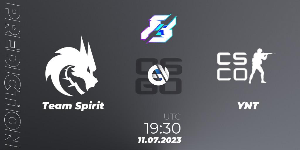 Team Spirit - YNT: Maç tahminleri. 11.07.2023 at 19:30, Counter-Strike (CS2), Gamers8 2023 Europe Open Qualifier 2