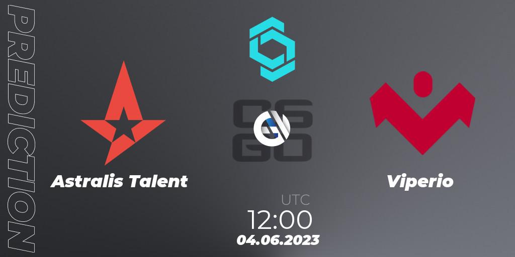 Astralis Talent - Viperio: Maç tahminleri. 04.06.2023 at 12:50, Counter-Strike (CS2), CCT North Europe Series 5