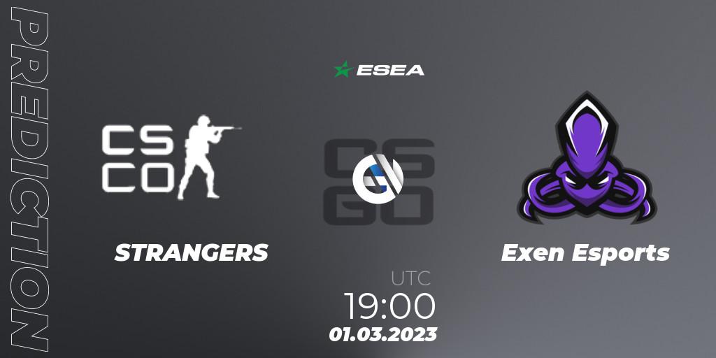 STRANGERS - Exen Esports: Maç tahminleri. 04.03.2023 at 19:00, Counter-Strike (CS2), ESEA Season 44: Advanced Division - Europe