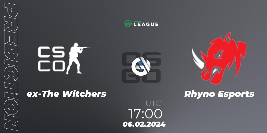 ex-The Witchers - Rhyno Esports: Maç tahminleri. 06.02.2024 at 17:00, Counter-Strike (CS2), ESEA Season 48: Advanced Division - Europe