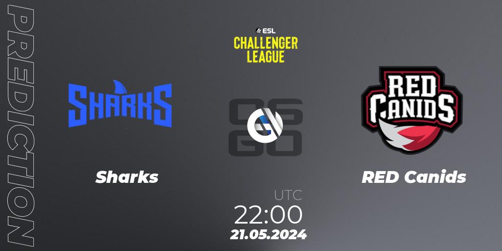 Sharks - RED Canids: Maç tahminleri. 21.05.2024 at 22:00, Counter-Strike (CS2), ESL Challenger League Season 47: South America