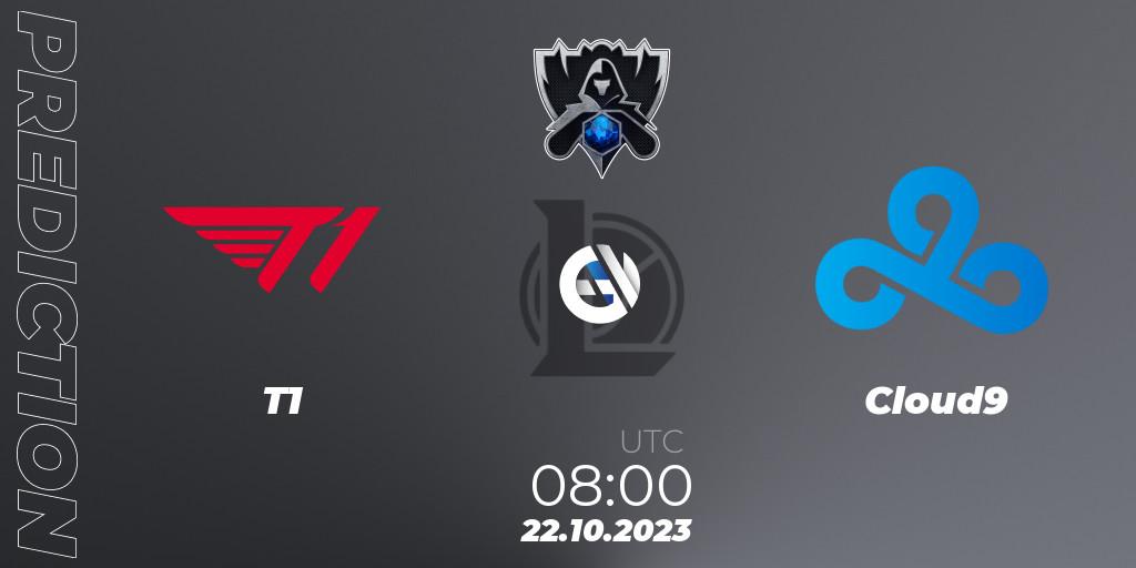 T1 - Cloud9: Maç tahminleri. 22.10.2023 at 07:00, LoL, Worlds 2023 LoL - Group Stage