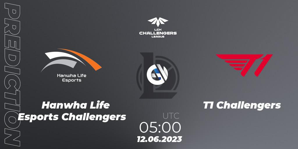 Hanwha Life Esports Challengers - T1 Challengers: Maç tahminleri. 12.06.23, LoL, LCK Challengers League 2023 Summer - Group Stage