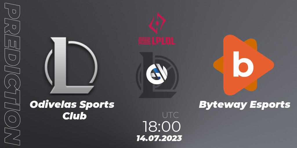 Odivelas Sports Club - Byteway Esports: Maç tahminleri. 14.07.2023 at 18:00, LoL, LPLOL Split 2 2023 - Group Stage