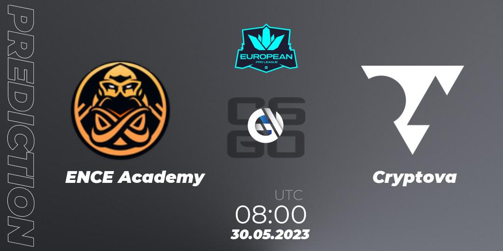 ENCE Academy - Cryptova: Maç tahminleri. 30.05.23, CS2 (CS:GO), European Pro League Season 8