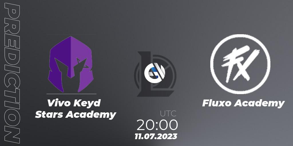 Vivo Keyd Stars Academy - Fluxo Academy: Maç tahminleri. 11.07.2023 at 20:00, LoL, CBLOL Academy Split 2 2023 - Group Stage