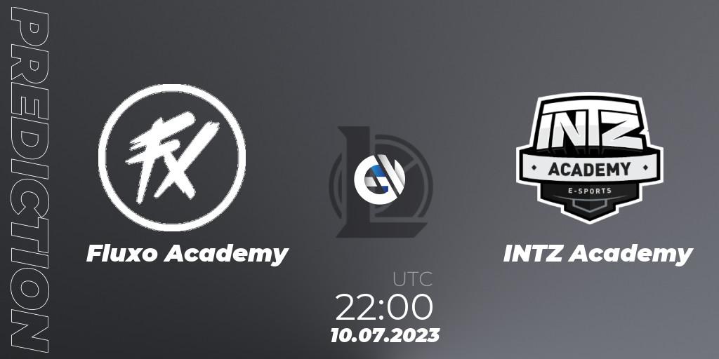 Fluxo Academy - INTZ Academy: Maç tahminleri. 10.07.2023 at 22:00, LoL, CBLOL Academy Split 2 2023 - Group Stage