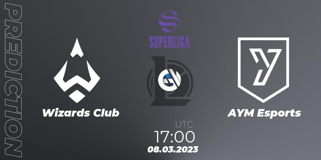 Wizards Club - AYM Esports: Maç tahminleri. 08.03.2023 at 17:00, LoL, LVP Superliga 2nd Division Spring 2023 - Group Stage