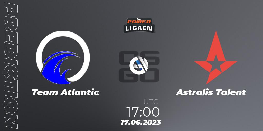 Team Atlantic - Astralis Talent: Maç tahminleri. 17.06.2023 at 16:30, Counter-Strike (CS2), Dust2.dk Ligaen Season 23