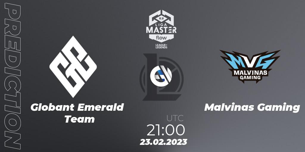 Globant Emerald Team - Malvinas Gaming: Maç tahminleri. 23.02.2023 at 21:00, LoL, Liga Master Opening 2023 - Group Stage