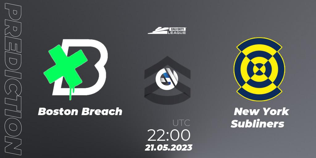 Boston Breach - New York Subliners: Maç tahminleri. 21.05.2023 at 22:00, Call of Duty, Call of Duty League 2023: Stage 5 Major Qualifiers