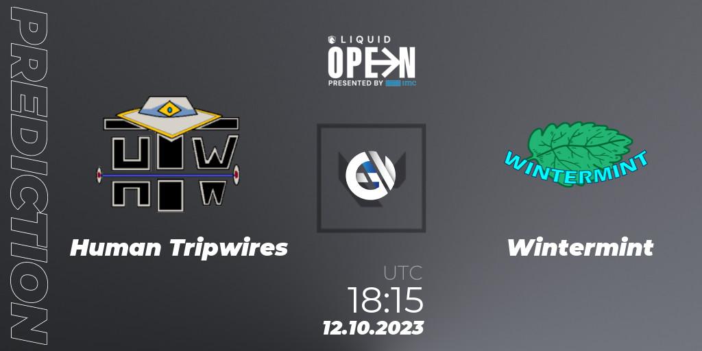 Human Tripwires - Wintermint: Maç tahminleri. 13.10.2023 at 16:00, VALORANT, Liquid Open 2023 - Europe