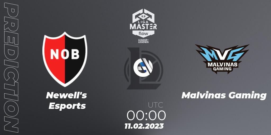 Newell's Esports - Malvinas Gaming: Maç tahminleri. 11.02.2023 at 00:00, LoL, Liga Master Opening 2023 - Group Stage