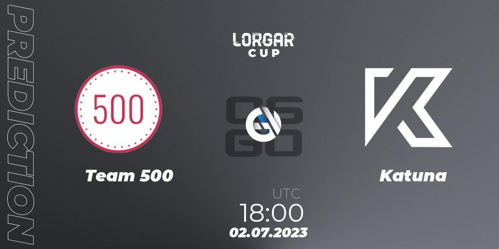Team 500 - Katuna: Maç tahminleri. 02.07.23, CS2 (CS:GO), Lorgar Cup