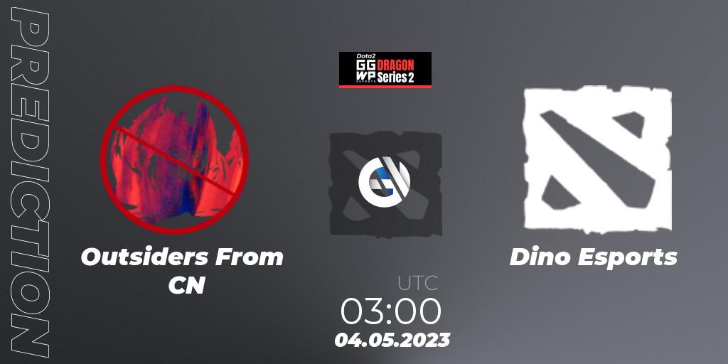 Outsiders From CN - Dino Esports: Maç tahminleri. 04.05.23, Dota 2, GGWP Dragon Series 2