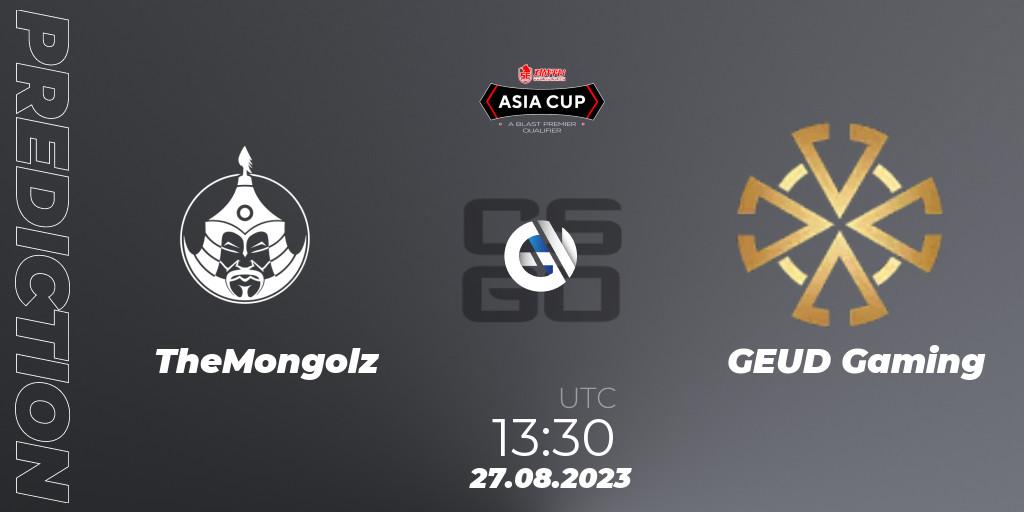 TheMongolz - GEUD Gaming: Maç tahminleri. 27.08.2023 at 13:35, Counter-Strike (CS2), 5E Arena Asia Cup Fall 2023
