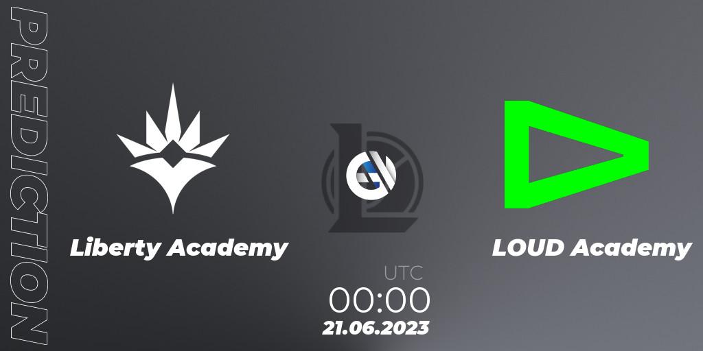 Liberty Academy - LOUD Academy: Maç tahminleri. 21.06.2023 at 00:00, LoL, CBLOL Academy Split 2 2023 - Group Stage