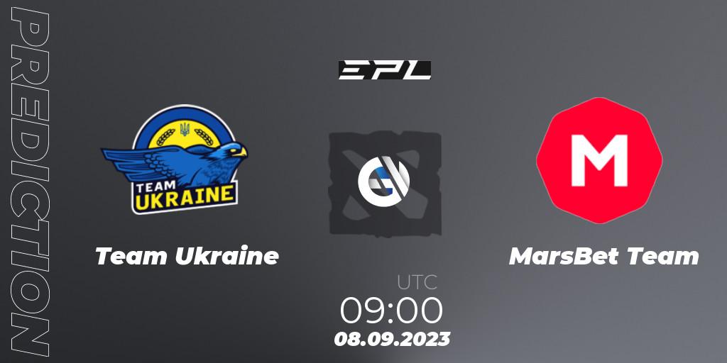 Team Ukraine - MarsBet Team: Maç tahminleri. 08.09.23, Dota 2, European Pro League Season 12