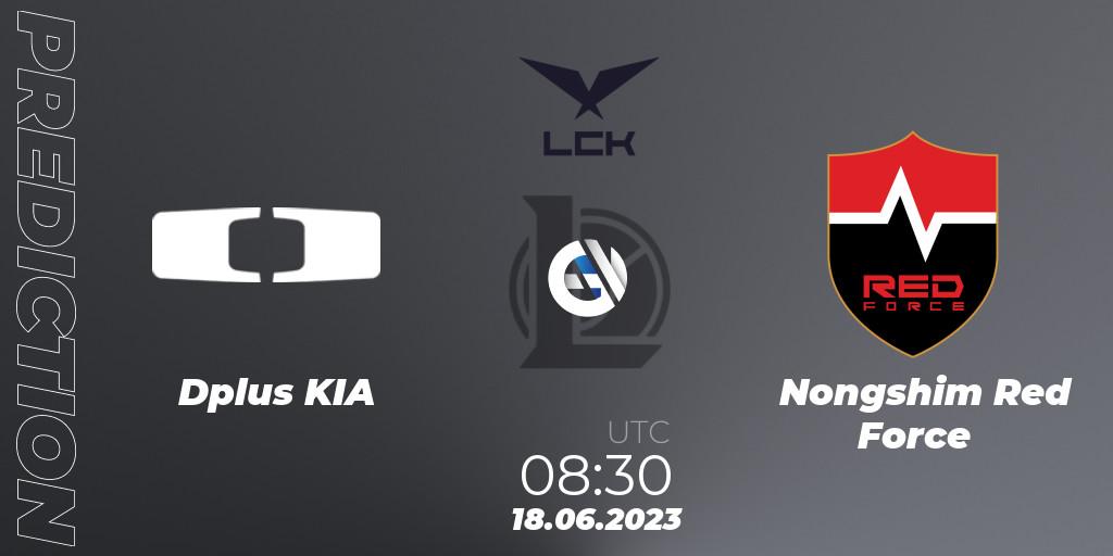 Dplus KIA - Nongshim Red Force: Maç tahminleri. 18.06.2023 at 08:30, LoL, LCK Summer 2023 Regular Season