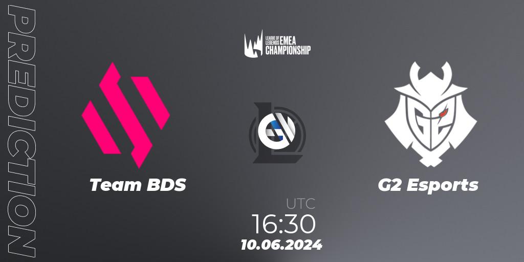 Team BDS - G2 Esports: Maç tahminleri. 10.06.2024 at 16:30, LoL, LEC Summer 2024 - Regular Season
