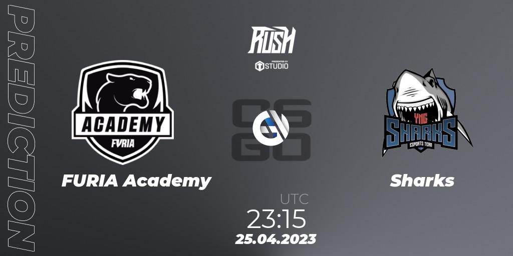 FURIA Academy - Sharks: Maç tahminleri. 25.04.2023 at 23:15, Counter-Strike (CS2), TG Rush Autumn 2023